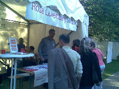 Impressionen am und um den Stand