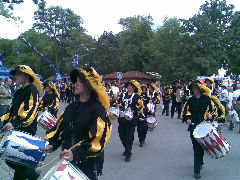 Ausschnitt aus dem Festumzug am Sonntag