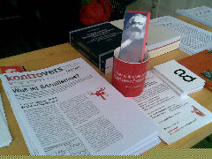 Impressionen am und um den Stand